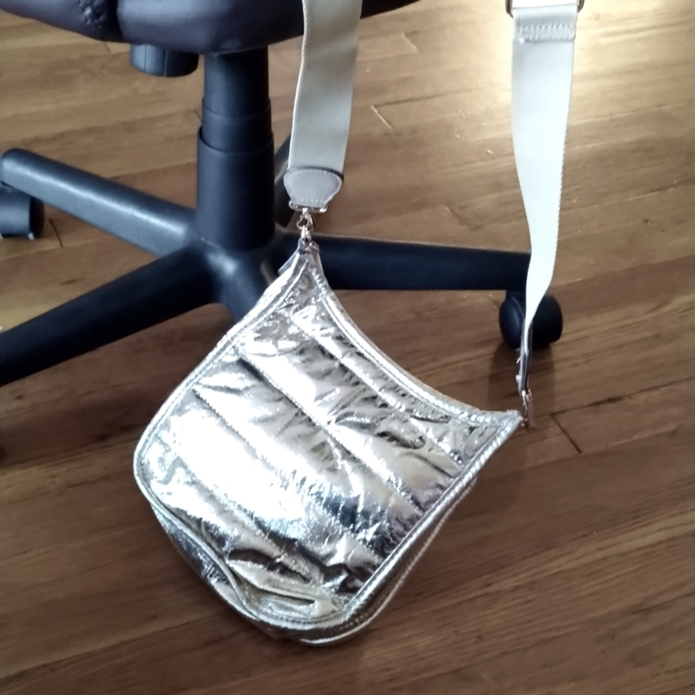 Gold Cross body bag